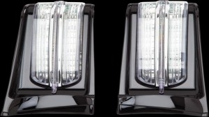 DRAG SPECIALTIES LIGHTS MRKR C WH/AMBR 96-