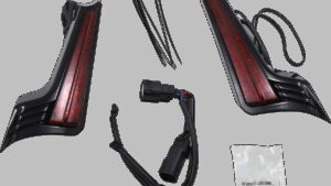 CIRO Filler Panel Light - Red Lens - Red LEDs - Black