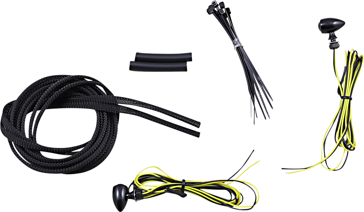 CUSTOM DYNAMICS Micro Turn Signals - Amber - Black