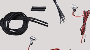 CUSTOM DYNAMICS Micro Turn Signals - Red -Chrome