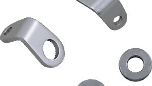 CUSTOM DYNAMICS Mount - Micro Turn Signal - L-Bracket - Silver