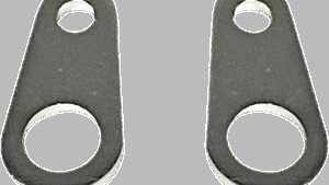 CUSTOM DYNAMICS Mount - Micro Turn Signal - Straight Bracket - Silver