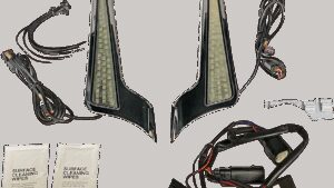 CUSTOM DYNAMICS Panel Lights - Chrome - Smoke Lens