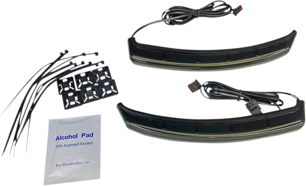 CUSTOM DYNAMICS Saddlebag Lights - Smoke