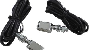 DRAG SPECIALTIES Marker Light - Clear/Amber - Chrome