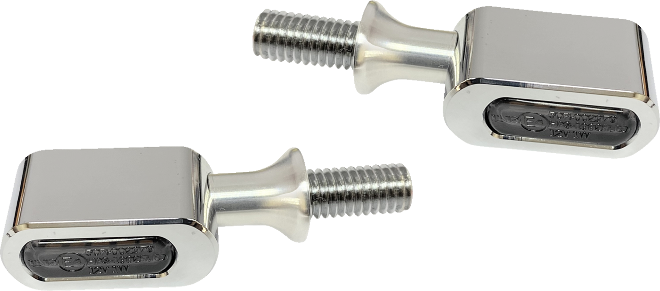 DRAG SPECIALTIES Marker Light - Smoke/Amber - Chrome