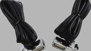 DRAG SPECIALTIES Marker Lights - White/Amber - Chrome