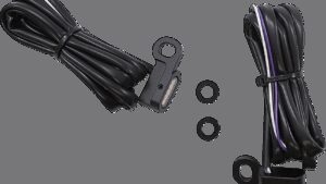 DRAG SPECIALTIES Marker Lights - White/Amber - Black