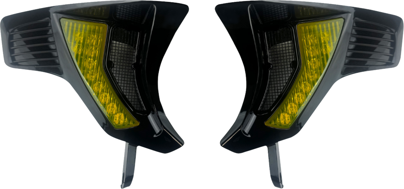 CUSTOM DYNAMICS LIGHTS TURN SIGNAL VENTS YELLOW