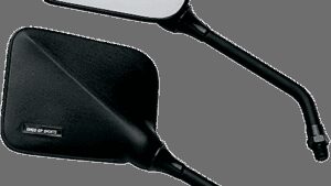 EMGO Mirror - GP Sport - Side View - Short - Rectangle - Black