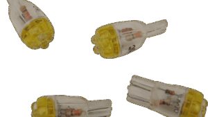 DRAG SPECIALTIES Mini Wedge LED Bulbs - Amber