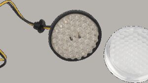 DRAG SPECIALTIES Turn Signals - Deuce Style - Amber - Rear