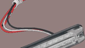 BRITE-LITES 4" Rectangle LED Light - Clear Lens - Red LED