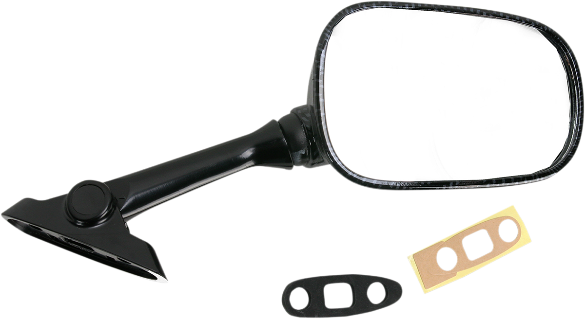 EMGO Mirror - Side View - Carbon Fiber - Rectangle - Right - Suzuki