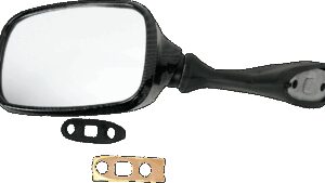 EMGO Mirror - Side View - Carbon Fiber - Rectangle - Left - Suzuki