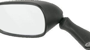 EMGO Mirror - Side View - Oval - Black - Left