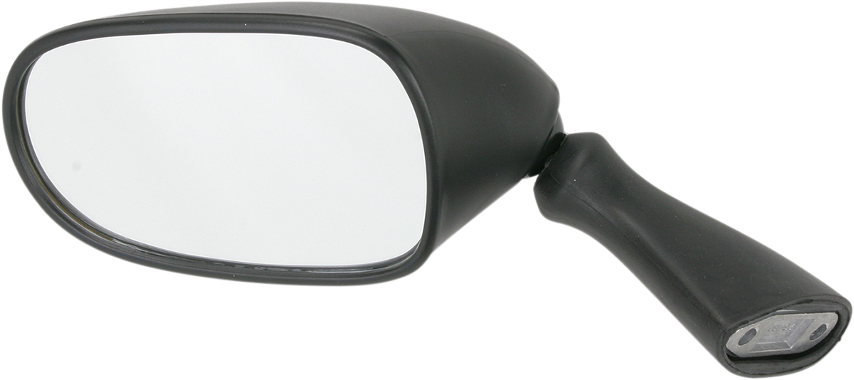 EMGO Mirror - Side View - Oval - Black - Left