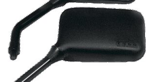 EMGO Mirror - GP Deluxe - Side View - Short - Rectangle - Black