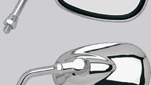 EMGO Mirror - 'Lil' Cruiser - Side View - Oval - Chrome - Right