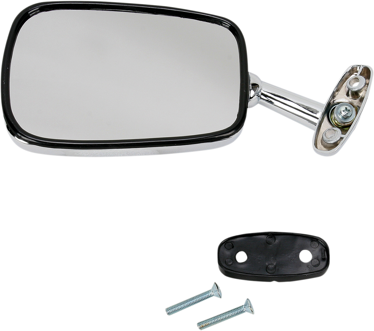 EMGO Mirror - Side View - Rectangle - Chrome - Left