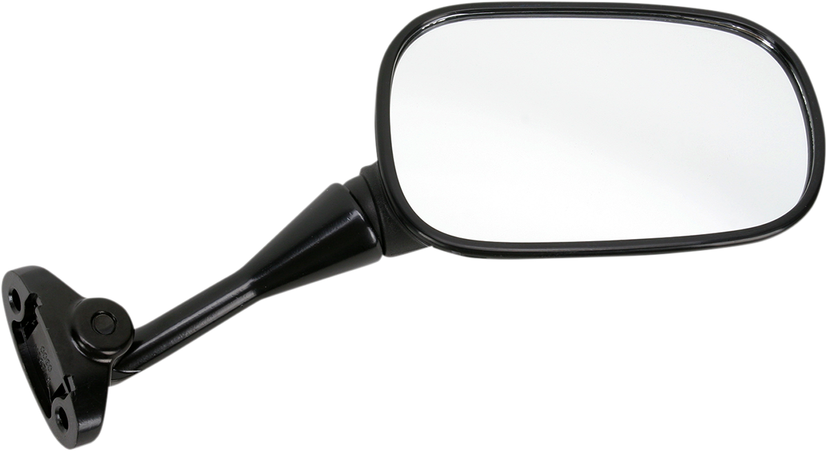 EMGO Mirror - Side View - Oval - Black - Right