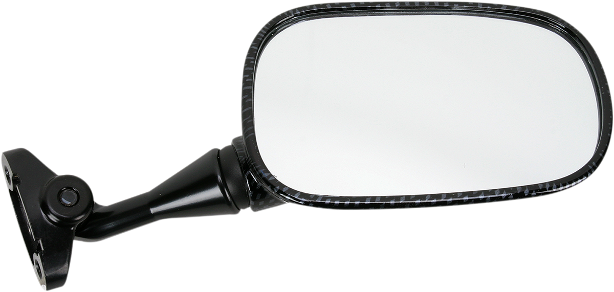 EMGO Mirror - Side View - Carbon Fiber - Rectangle - Right - Honda