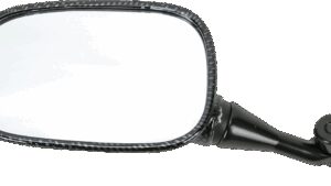 EMGO Mirror - Side View - Carbon Fiber - Rectangle - Left - Honda