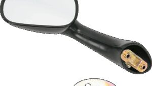 EMGO Mirror - Side View - Oval - Black - Left