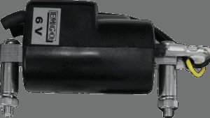 EMGO 6 V Ignition Coil - 1.09 Ohms - Dual Lead - Universal