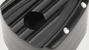 COVINGTONS Cover - Ignition Switch - Dimpled - Black