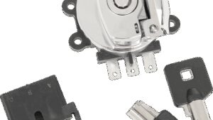 DRAG SPECIALTIES Side Hinge Ignition Switch - Chrome