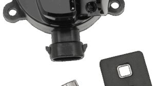 DRAG SPECIALTIES Side Hinge Ignition Switch - Gloss Black