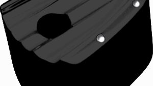 COVINGTONS Cover - Ignition Switch - Dimpled - Black