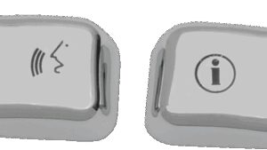 DRAG SPECIALTIES Turn Signal Switch Extension Caps - Chrome