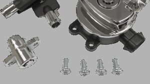 DRAG SPECIALTIES Side Hinge Ignition Switch with Saddlebag Lock - Chrome