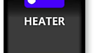 MOOSE OFFROAD Rocker Switch - Heater - Blue