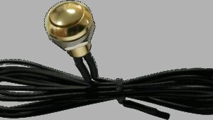 DRAG SPECIALTIES Mini Push-Button Switch - Gold