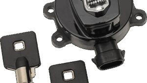 DRAG SPECIALTIES Ignition Switch - Skull - Black