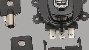 DRAG SPECIALTIES Ignition Switch - Skull - Black