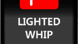 MOOSE OFFROAD Rocker Switch - Lighted Whip - Red