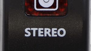 MOOSE OFFROAD Rocker Switch - Stereo - Red