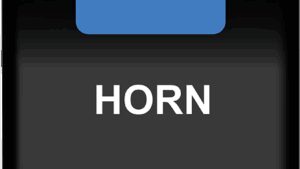 MOOSE OFFROAD Rocker Switch - Horn - Blue