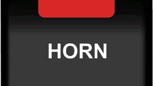 MOOSE OFFROAD Rocker Switch - Horn - Red