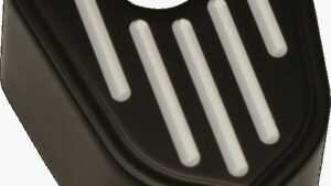 PRO-ONE PERF.MFG. Ignition Switch Cover - Ball Milled - Black