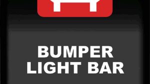 MOOSE OFFROAD Rocker Switch - Bumper Light Bar - Red