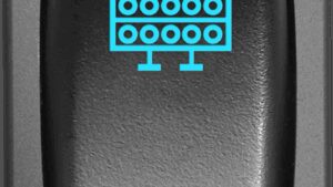 MOOSE OFFROAD Switch - Light Bar - Blue