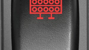 MOOSE OFFROAD Switch - Light Bar - Red