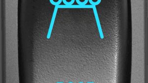 MOOSE OFFROAD Switch - Roof Light - Blue