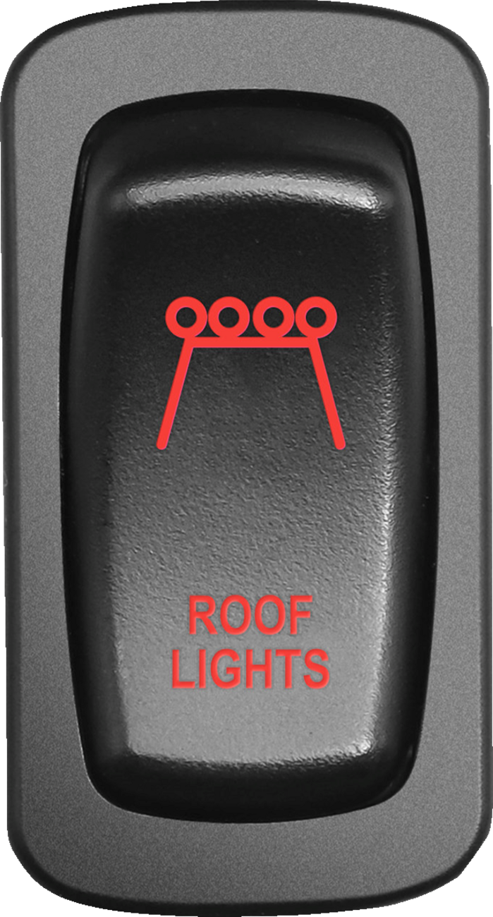 MOOSE OFFROAD Switch - Roof Light - Red