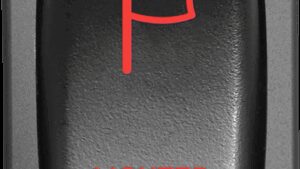 MOOSE OFFROAD Switch - Whip Light - Red